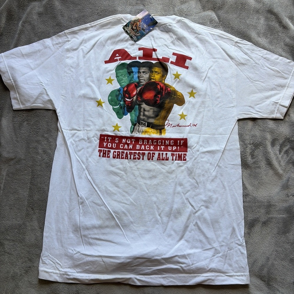 MUHAMMAD ALI " IT'S NOT BRAGGING IF YOU CAN BACK IT UP! " THE GREATEST L - NWT